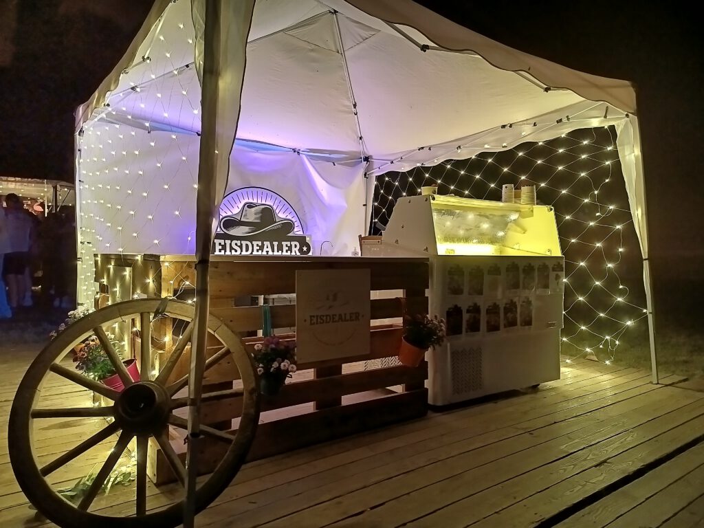 Eisdealer zur Turnierparty