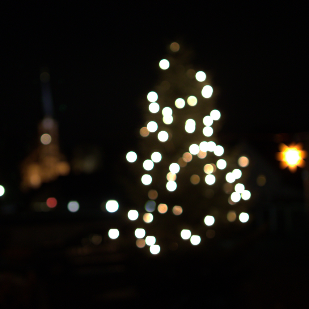 Weihnachtsbaum Bokeh